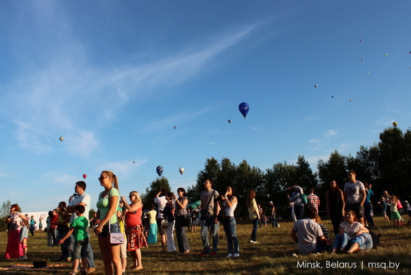 Фестиваль воздушных шаров в Минске